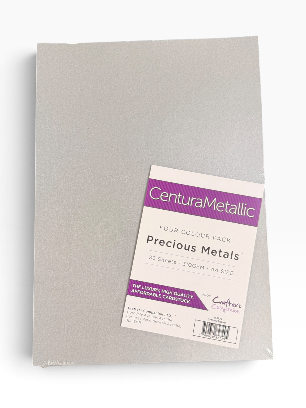 Crafter's Companion Centura Metallic Card Pack -36 Precious Metals Color Set